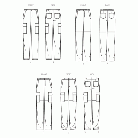 S9693 Men's Cargo Pants