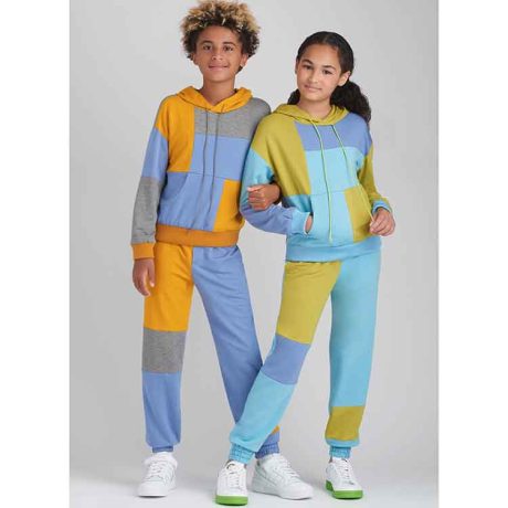 S9695 Girls' and Boys' Hoodie and Jogger Set