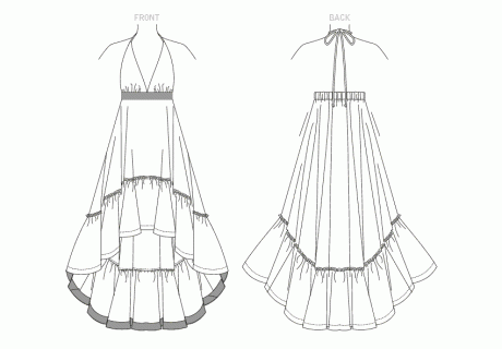 V1881 Misses' Dress by Julio Cesar - Image 5
