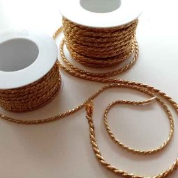 Gold metallic cord (4mm & 6mm)