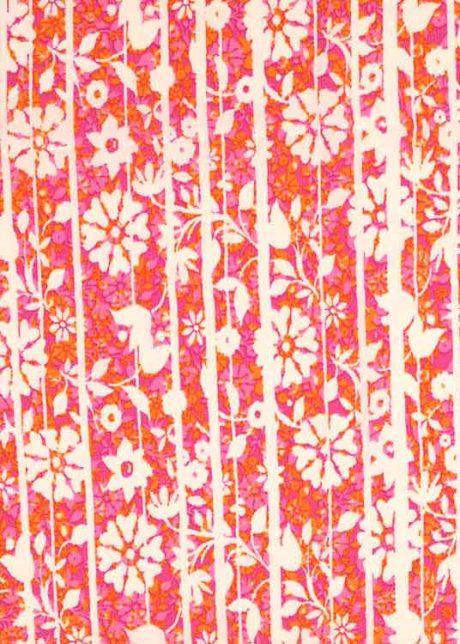 "Summer Shower", viscose crepe (coral) - Image 2