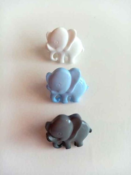 Baby Elephant buttons (14mm)