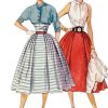 S9699 Misses' Vintage Skirt, Blouse and Jacket - Image 3