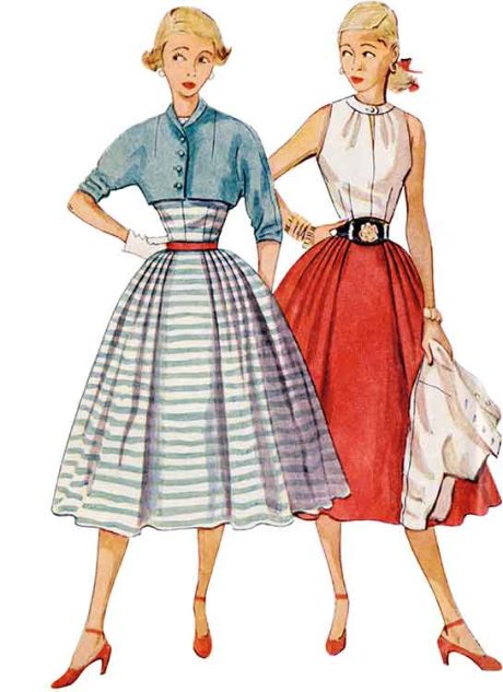 S9699 Misses' Vintage Skirt, Blouse and Jacket - Image 3