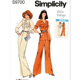 S9700 Misses' Vintage Jumpsuit