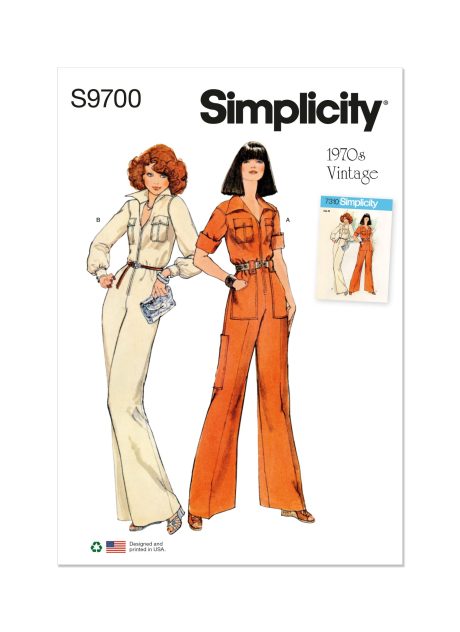 S9700 Misses' Vintage Jumpsuit