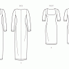 S9701 Misses' Knit Dress in Two Lengths by Mimi G Style - Image 7