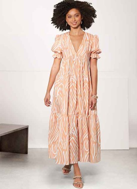 S9702 Misses' Empire Dress - Image 4