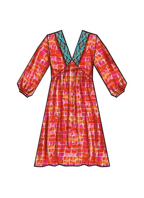 S9702 Misses' Empire Dress - Image 5
