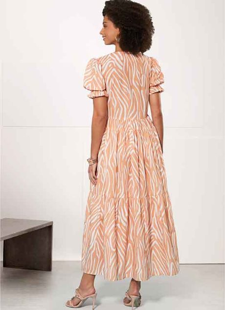 S9702 Misses' Empire Dress - Image 8