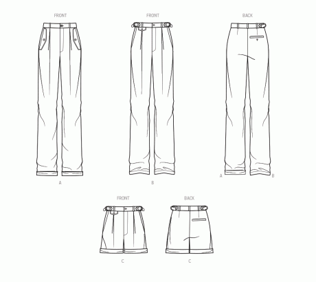S9709 Misses' Pants and Shorts - Image 3