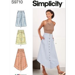 S9710 Misses' Skirts