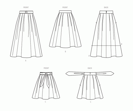 S9711 Misses' Skirts - Image 8