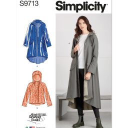S9713 Misses' Jacket in Two Lengths - Designed for American Sewing Guild