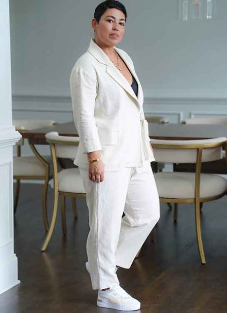S9714 Misses' Jacket, Pants and Shorts by Mimi G Style - Image 4