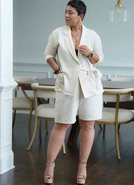 S9714 Misses' Jacket, Pants and Shorts by Mimi G Style - Image 5