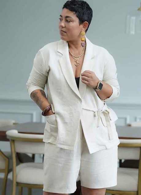 S9714 Misses' Jacket, Pants and Shorts by Mimi G Style - Image 6