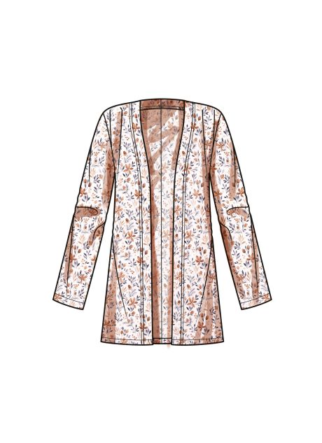 S9717 Women's Knit Top, Cardigan and Skirt