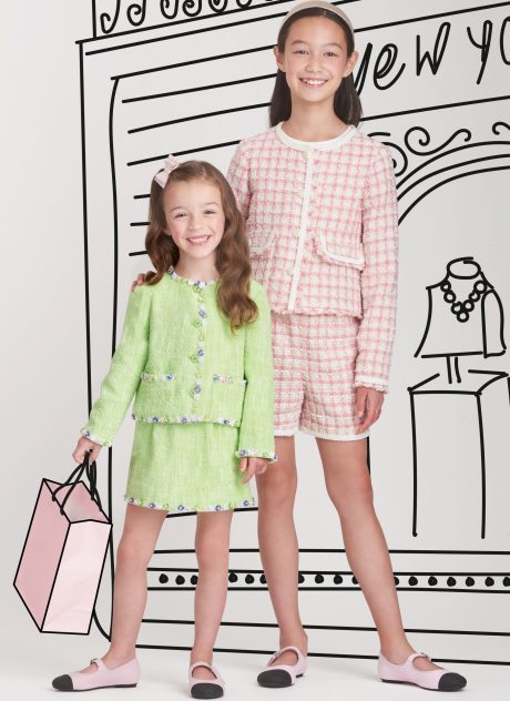 S9721 Children's and Girls' Jackets, Skirt and Shorts