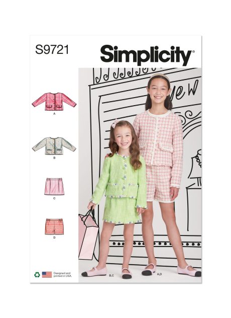 S9721 Children's and Girls' Jackets, Skirt and Shorts