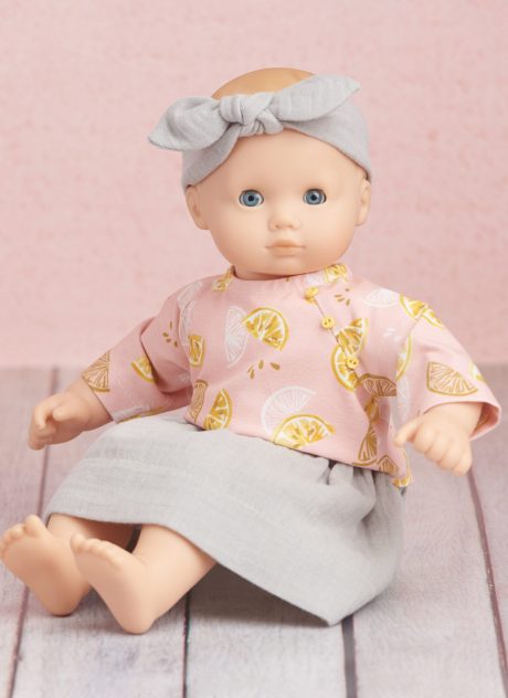 S9727 15" Baby Doll Clothes, Hat and Headband