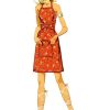 S9739A Misses' Back-Wrap Dress and Jumper in Two Lengths