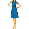 S9739A Misses' Back-Wrap Dress and Jumper in Two Lengths