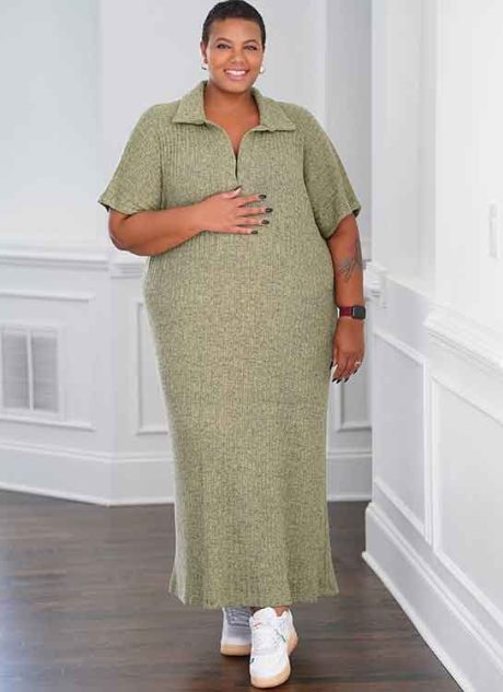 S9741 Women's Knit Dress in Two Lengths by Mimi G Style