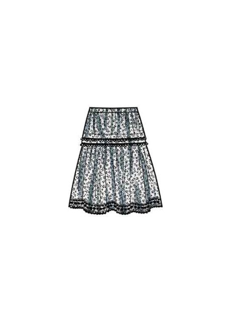 S9750 Misses' Skirt in Three Lengths