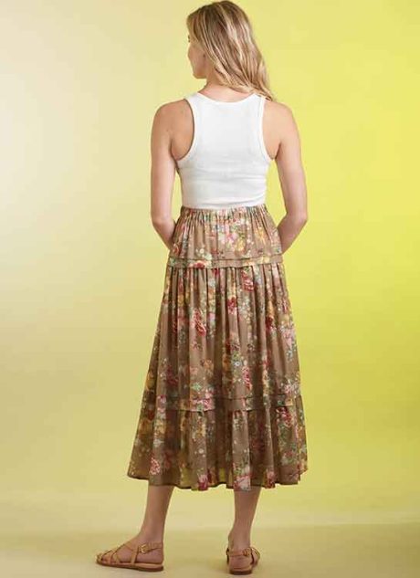 S9750 Misses' Skirt in Three Lengths