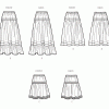 S9750 Misses' Skirt in Three Lengths