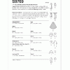 S9769OS 11 1/2" Fashion Clothes for Regular and Curvy Size Dolls by Andrea Schewe Designs