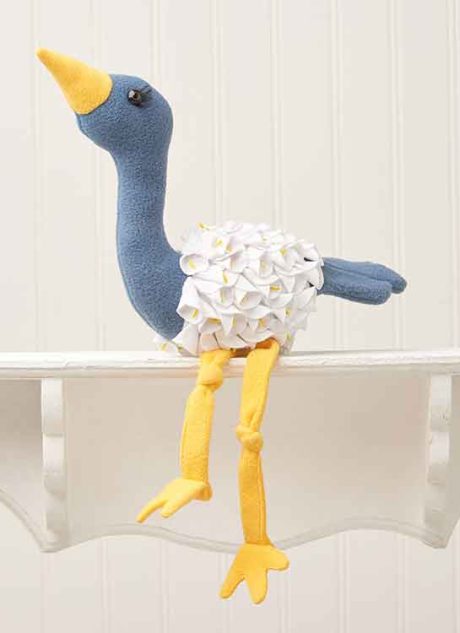 S9774OS Decorative Plush Birds by Carla Reiss Design