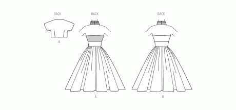 B6938 Misses' Halter Dress and Jacket