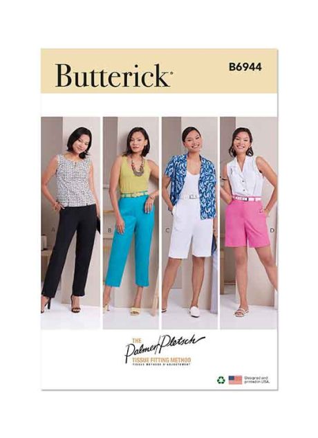 B6944 Misses' Pants in Four Lengths by Palmer/Pletsch