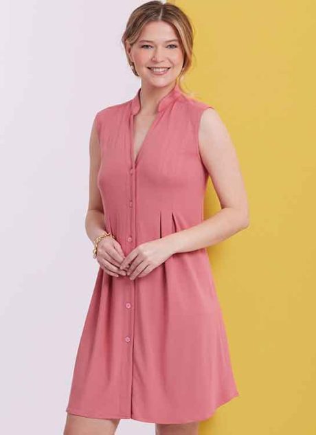 B6945 Misses' Knit Lounge Top, Dress and Pants