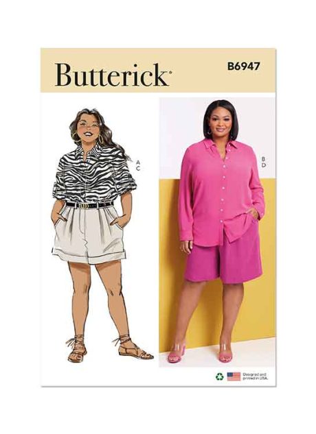 B6947 Women's Shirts and Shorts