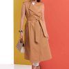 B6948 Misses' Jacket and Vest with Belt, Top, Dress and Pant
