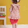 B6951 Toddlers' Dress, Tops, Shorts, Pants and Kerchief