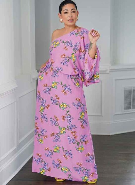 S9776 Misses' Caftan In Two Lengths by Mimi G Style