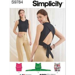 S9784 Misses' Knit Tops