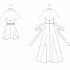 S9793 Misses' Knit Front-Wrap Halter-Dress in Two Lengths
