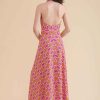 S9793 Misses' Knit Front-Wrap Halter-Dress in Two Lengths