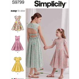 S9799 Children's and Girls' Dresses