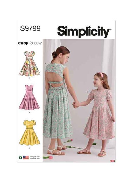 S9799 Children's and Girls' Dresses