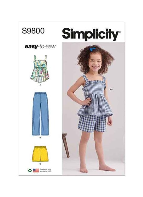 S9800 Children's Top, Pants and Shorts