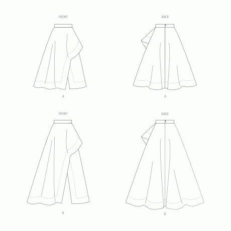V1941 Misses' Skirts