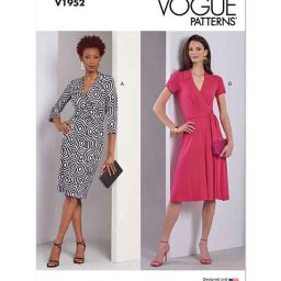 V1952 Misses' Wrap Dresses