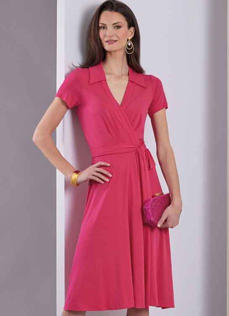 V1952 Misses' Wrap Dresses