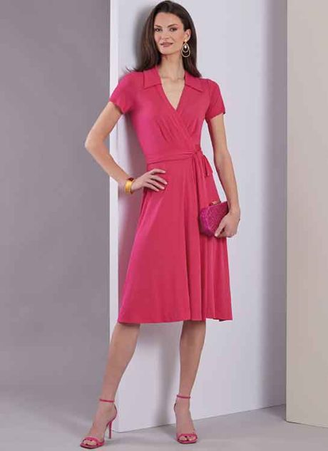 V1952 Misses' Wrap Dresses